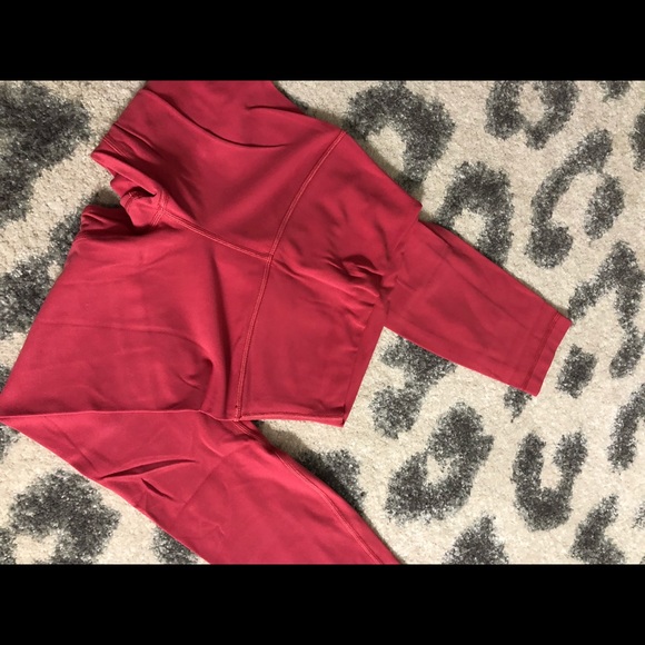 lululemon athletica Pants - PRETTY REDISH LULULEMON ALIGNS
